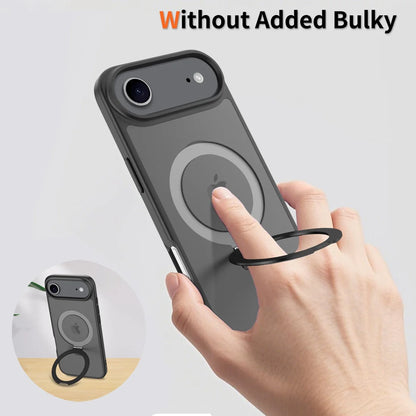 MagSafe Shockproof Matte Case with Kickstand for iPhone 17 Air 2025 Slim Cover