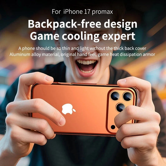 Alloy Metal Bumper Case for iPhone 17–12 Series – Hard Frame & Soft Inner Cover