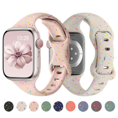 Slim Silicone Band for Apple Watch 49/45/44/42/41/40/38mm Series 10–2 SE