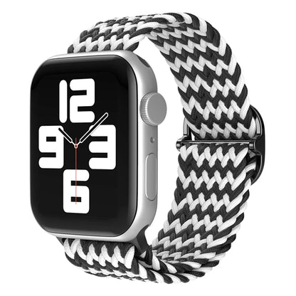 Elastic Braided Strap for Apple Watch Ultra 49mm and Series 9–SE, 45–38mm