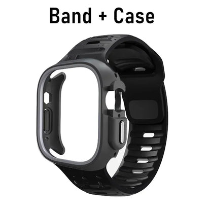 TPU Case + Silicone Sport Band for Apple Watch Ultra & Series 9–1