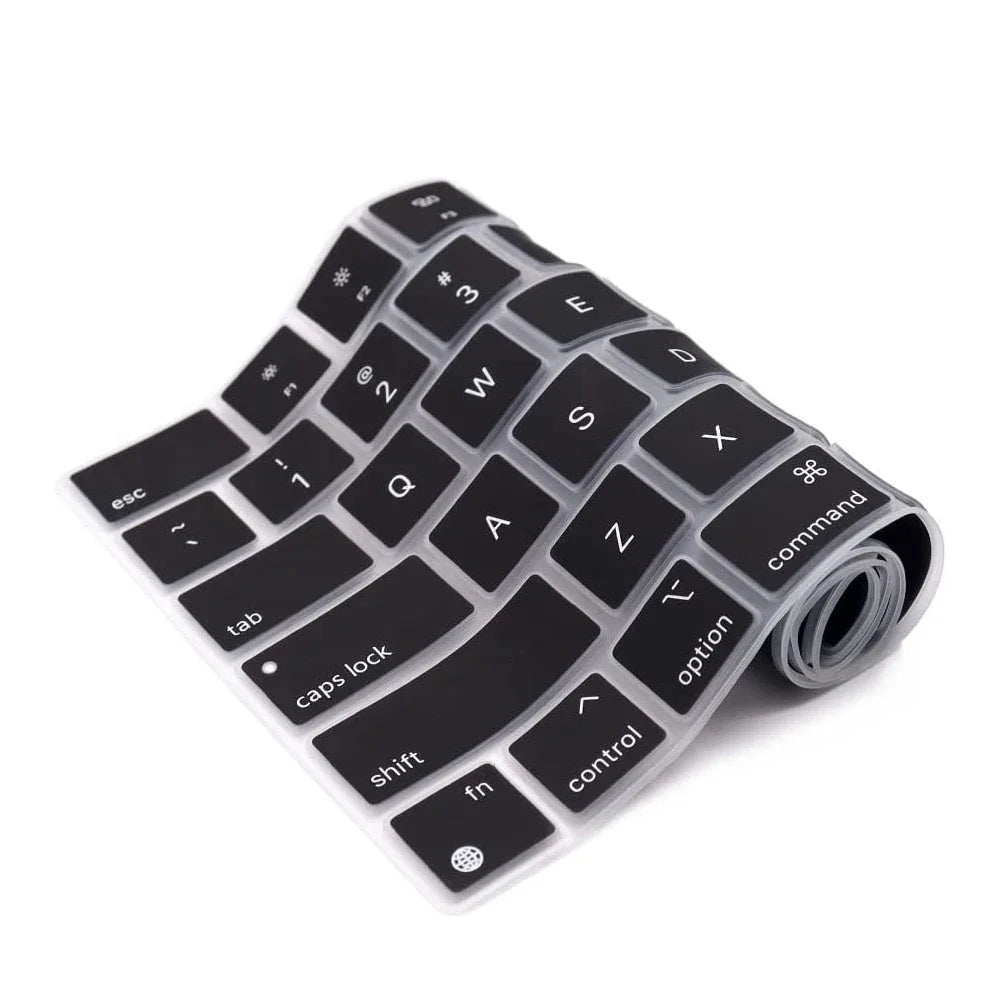 Keyboard Cover for MacBook Air/Pro M1 M2 M3 13.6" 14" 16" with Touch ID