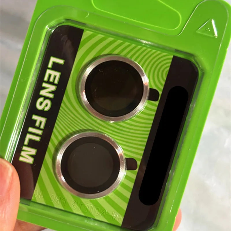 Metal Ring 3D Camera Lens Protector for iPhone 17 Full Cover