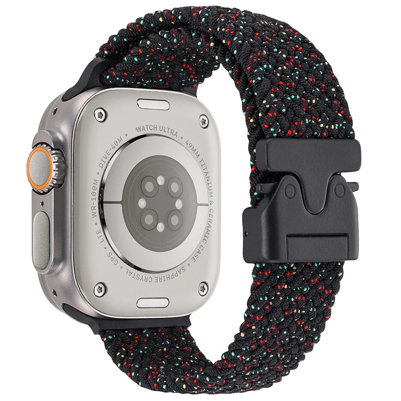 Parachute Braided Nylon Strap for Apple Watch Ultra 3/2/1 49mm–41mm