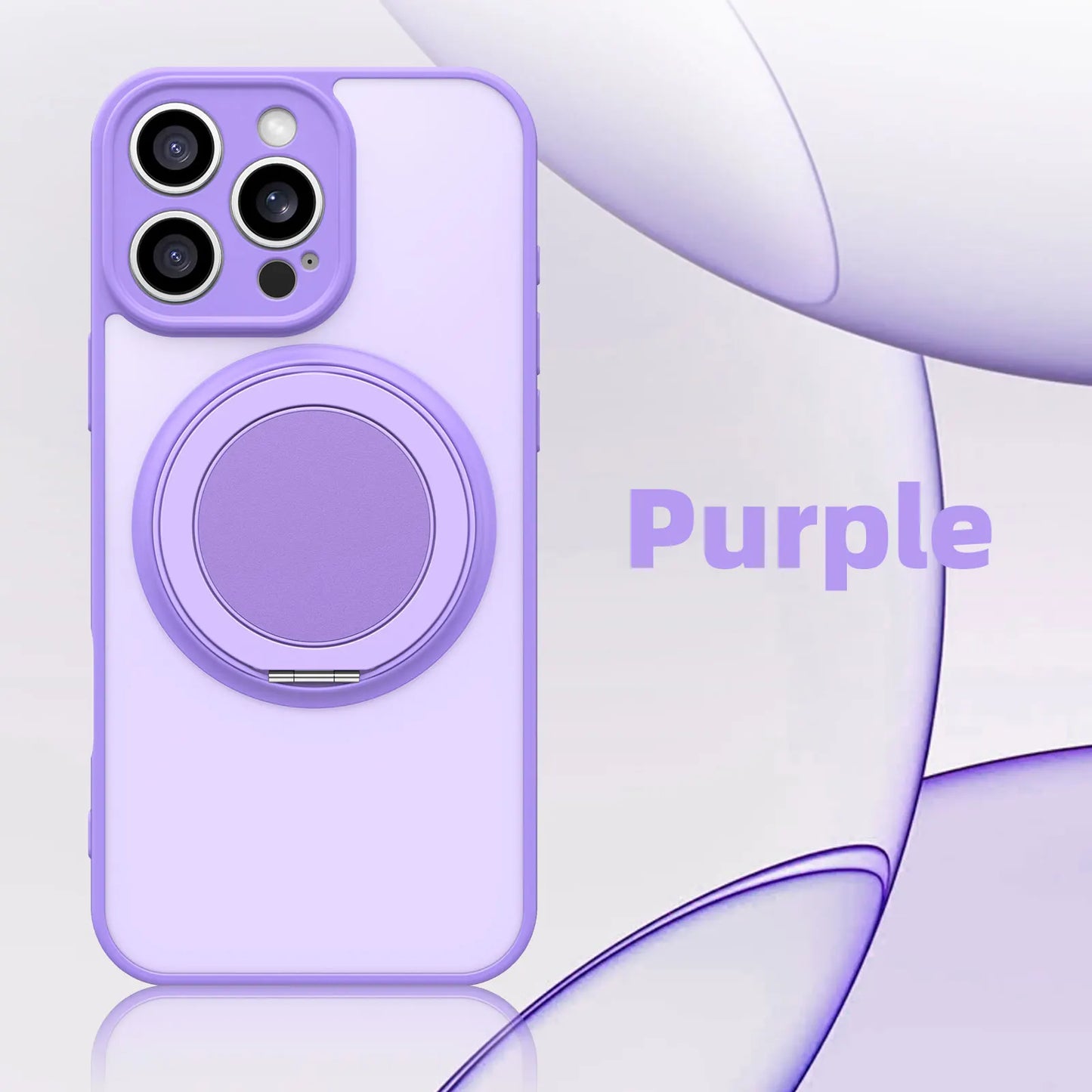 360° Rotating Stand MagSafe Case for iPhone 17 16 15 14 13 12 11 Pro Max