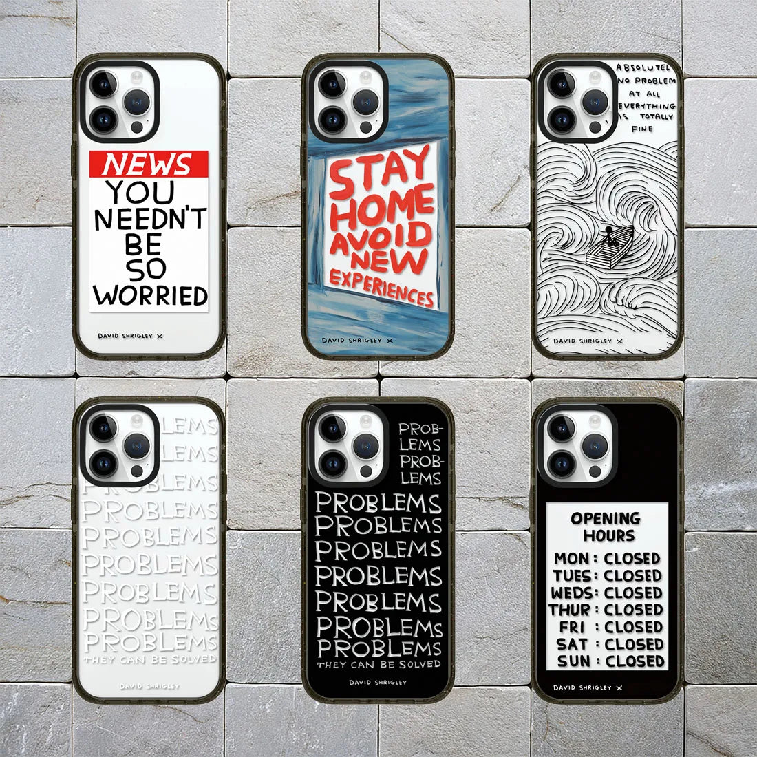 Creative Alphabet 2.0 Acrylic Black Border Magnetic Case for iPhone 12–14 Pro Max