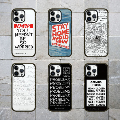 Creative Alphabet 2.0 Acrylic Black Border Magnetic Case for iPhone 15–16 Pro Max