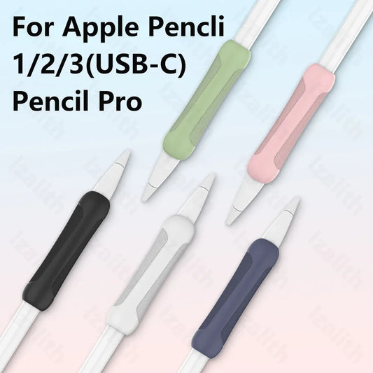 Soft Silicone Grip Sleeve for Apple Pencil 1/2/3 & Pencil Pro