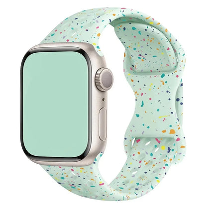 Transparent Silicone Bracelet Band for Apple Watch Ultra 2 & Series 10–5