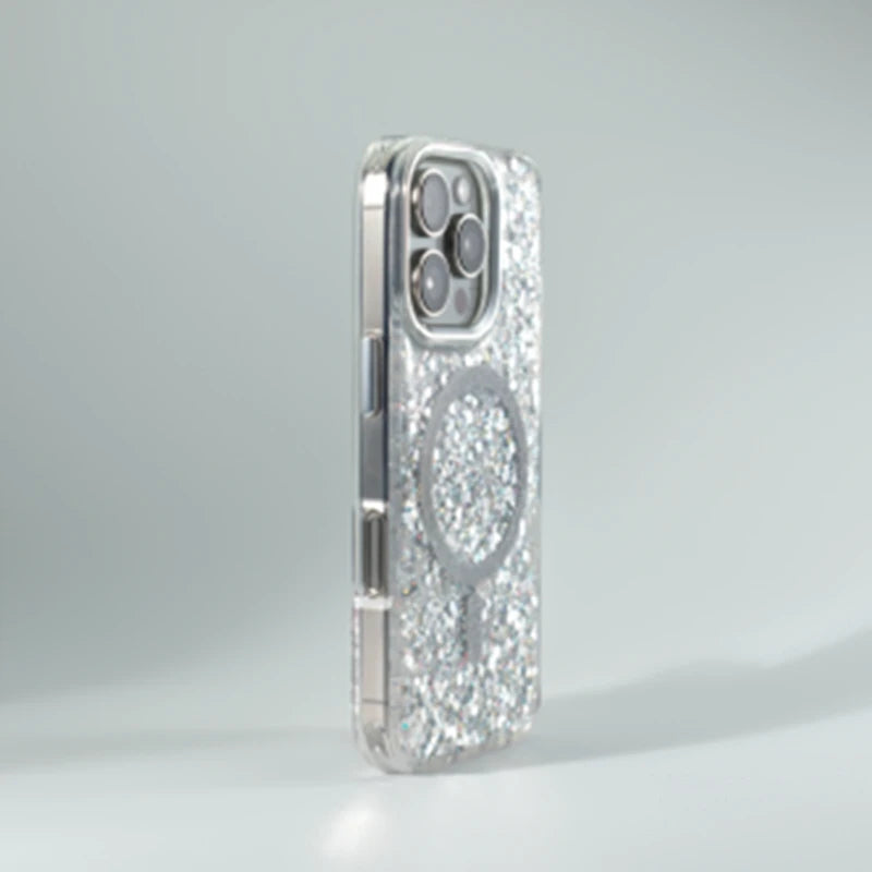 Glitter MagSafe Shockproof Case for iPhone 12/13/14 Pro & Pro Max