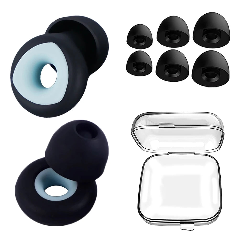 Anti-Noise Silicone Earplugs | Sleep, Swimming & Soundproof Protection