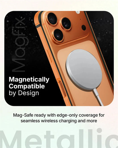 Alloy Metal Bumper Case for iPhone 17–12 Series – Hard Frame & Soft Inner Cover