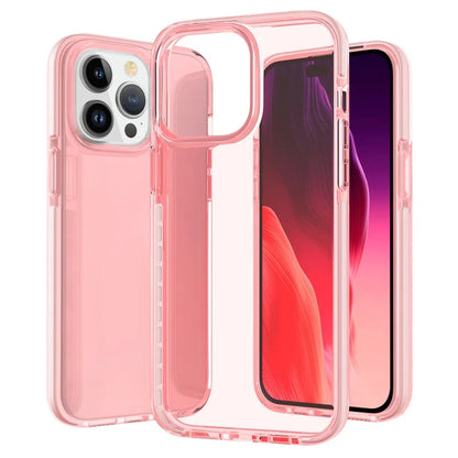 Transparent Anti-Fall Silicone Case for iPhone 13–16, 14/15 Pro Max Protective