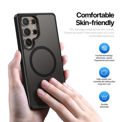 Magnetic Case for Samsung Galaxy S25 Ultra/Plus with Multi-Color Back