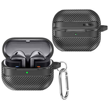 Shockproof Carbon Fiber Case for Galaxy Buds 3 / Buds3 Pro – Soft Silicone Cover