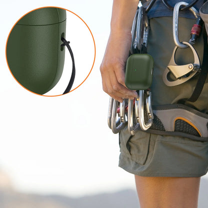 Leather Texture AirPods Pro 3 Case – Soft TPU Shockproof with Lanyard & Kit