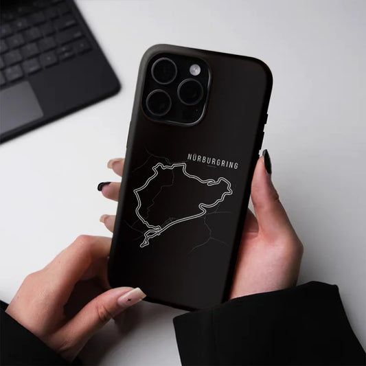 F1 Simple Glossy Case for iPhone 16 Pro Max–7 Plus | 2-in-1 Tough Cover