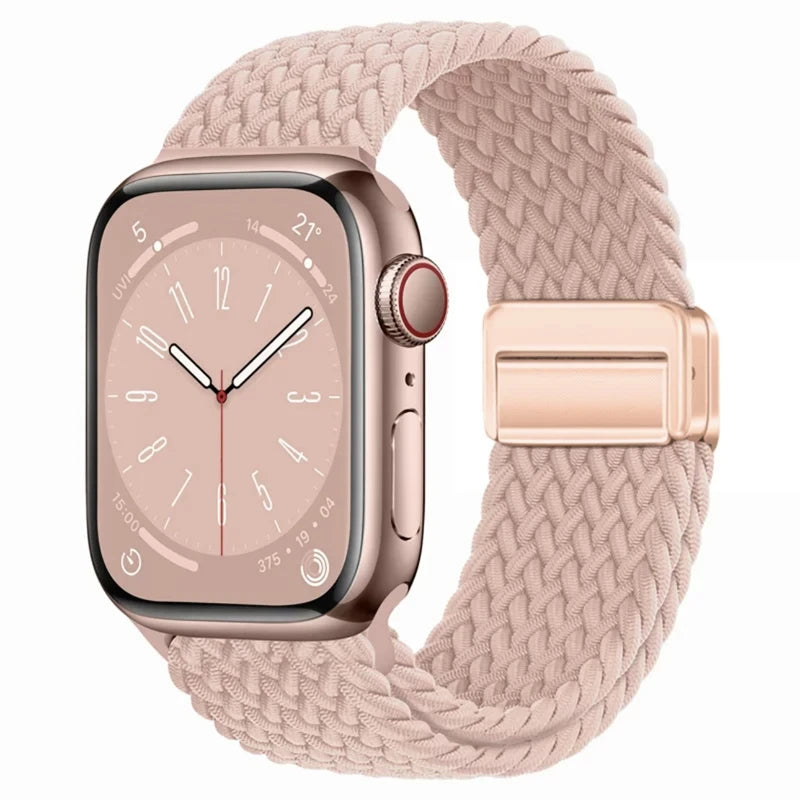 Braided Magnetic Strap for Apple Watch Ultra 2 & Series 10–6 SE Band
