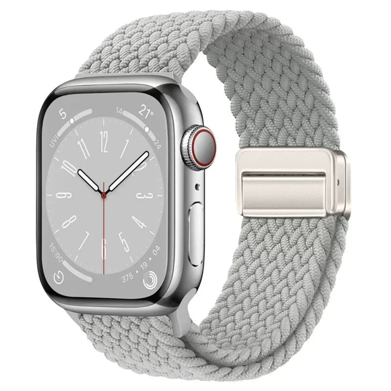 Braided Magnetic Strap for Apple Watch Ultra 2 & Series 10–6 SE Band