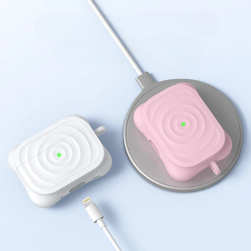 Soft Silicone Case for AirPods 1/2/3/Pro/Pro 2/4 – Solid Color Cover