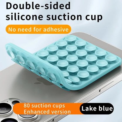 Double-Sided Silicone Suction Pad for Phone Fixing Adhesive Rubber Sucker Pad