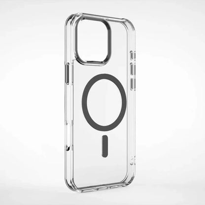 Magnetic Clear Shockproof Case for iPhone 16 15 Pro Max