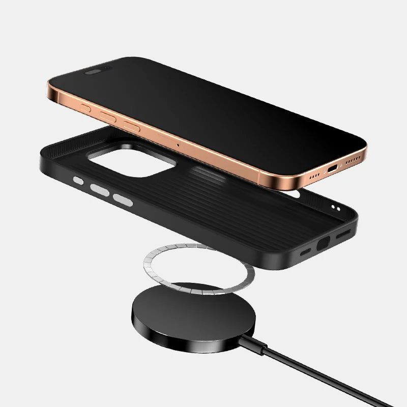 MagSafe Magnetic Shockproof Case for iPhone 16 15 14 13 Pro Max Hard TPU PC