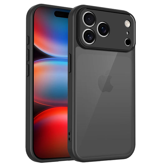 Matte Transparent Armor Case for iPhone 17/16/15 Pro Max Shockproof Cover