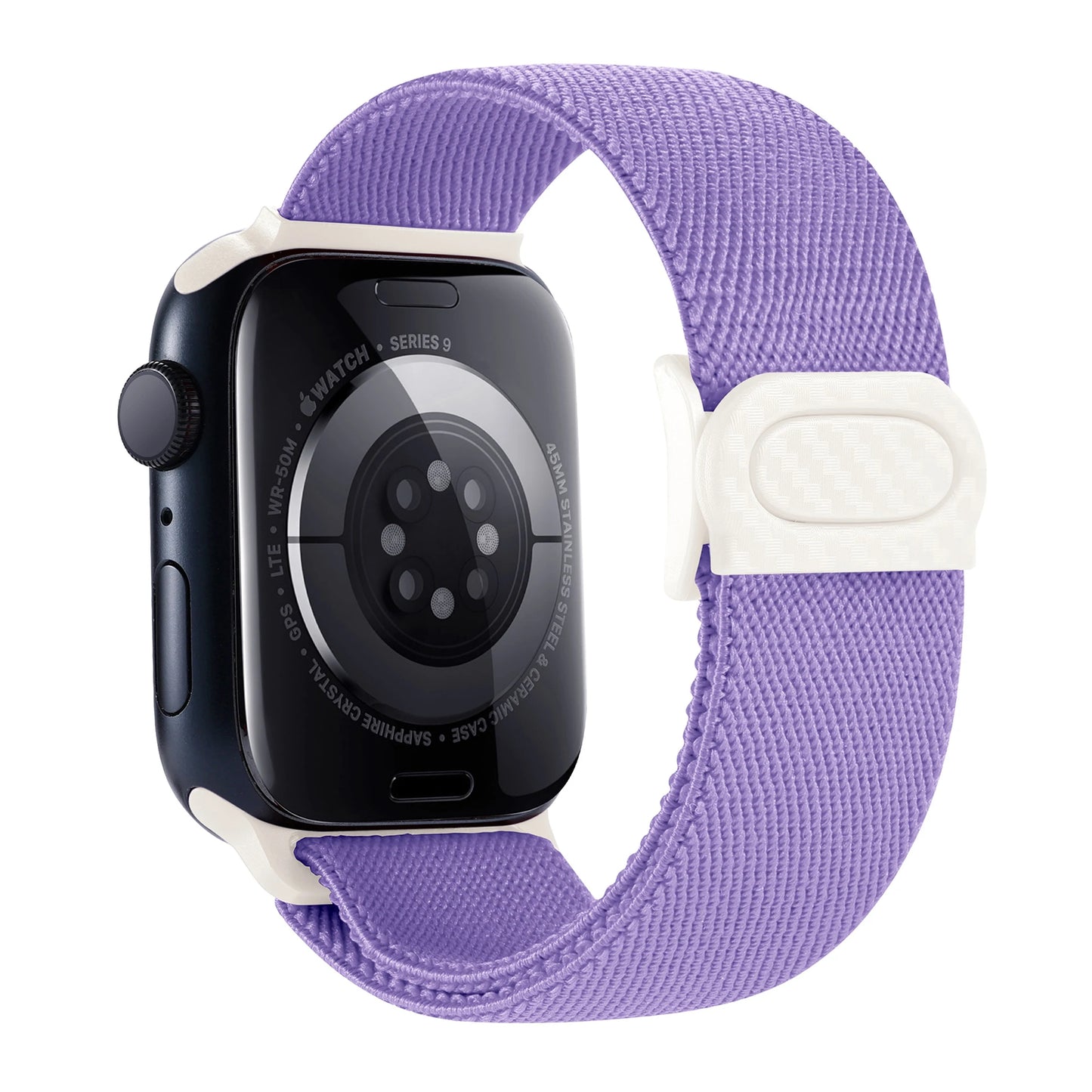 Elastic Nylon Strap for Apple Watch Ultra 3/2 & Series 11–8 SE Band