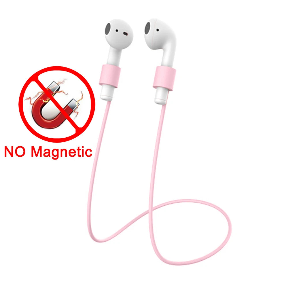 Soft Silicone Magnetic Anti-Lost Strap for AirPods Pro 1 2 3 Earphones