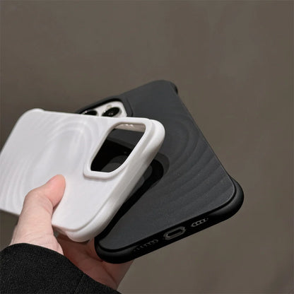 Ripple MagSafe Case for iPhone 15–11 Pro Max – Wave Shockproof Cover