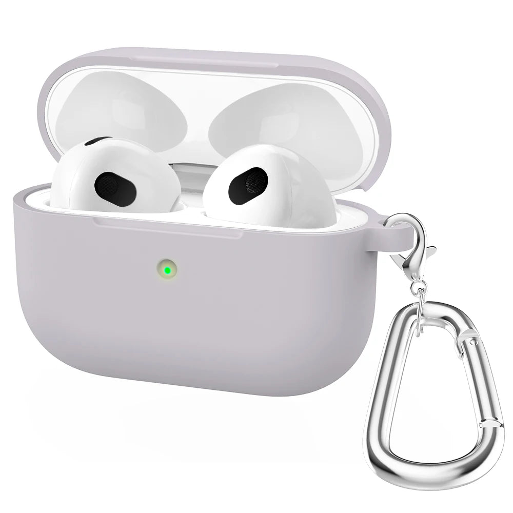 Soft Silicone Case for Apple AirPods 3 (2021) – Thick Solid Color Cover