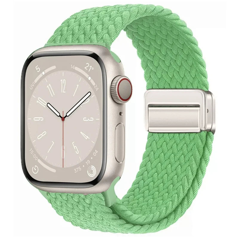 Braided Magnetic Strap for Apple Watch Ultra 2 & Series 10–6 SE Band