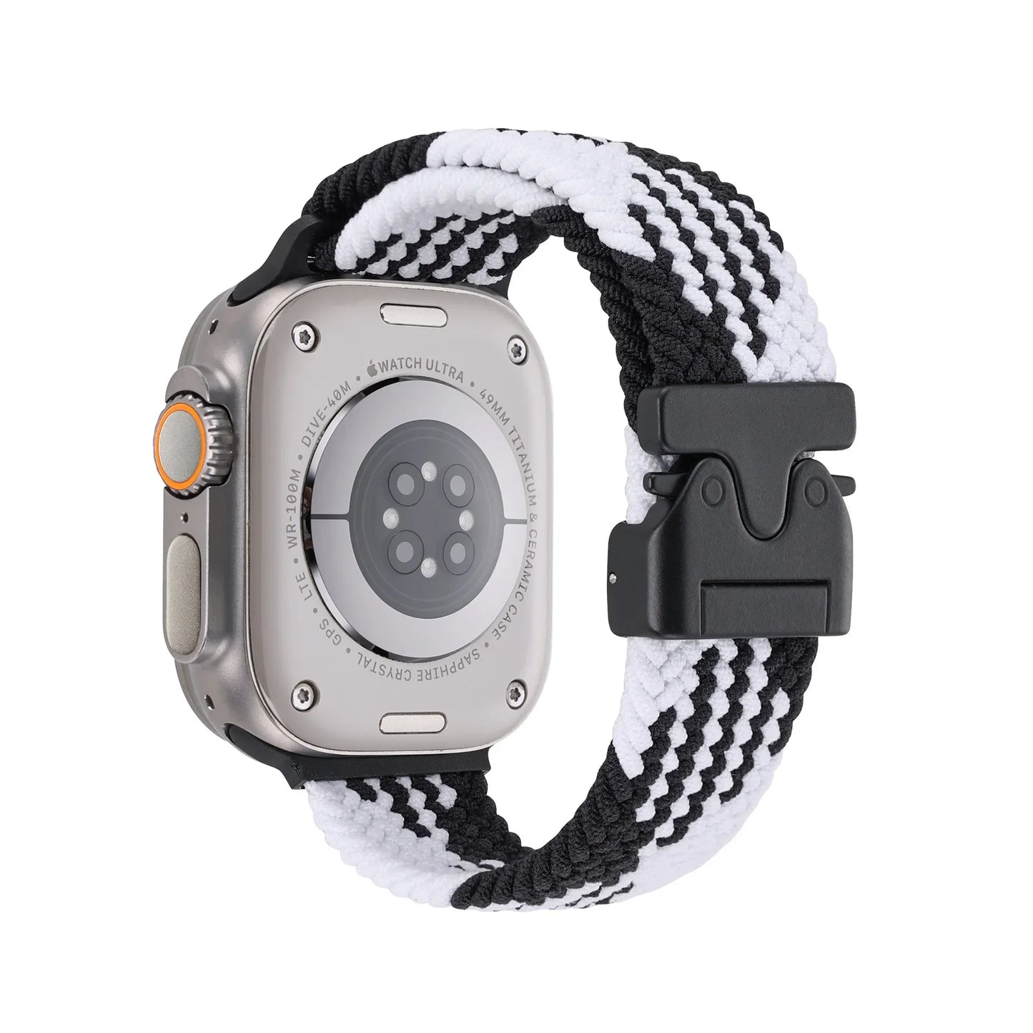 Braided Solo Loop Band for Apple Watch Series Ultra 2 10 9 SE 8 7 6 5