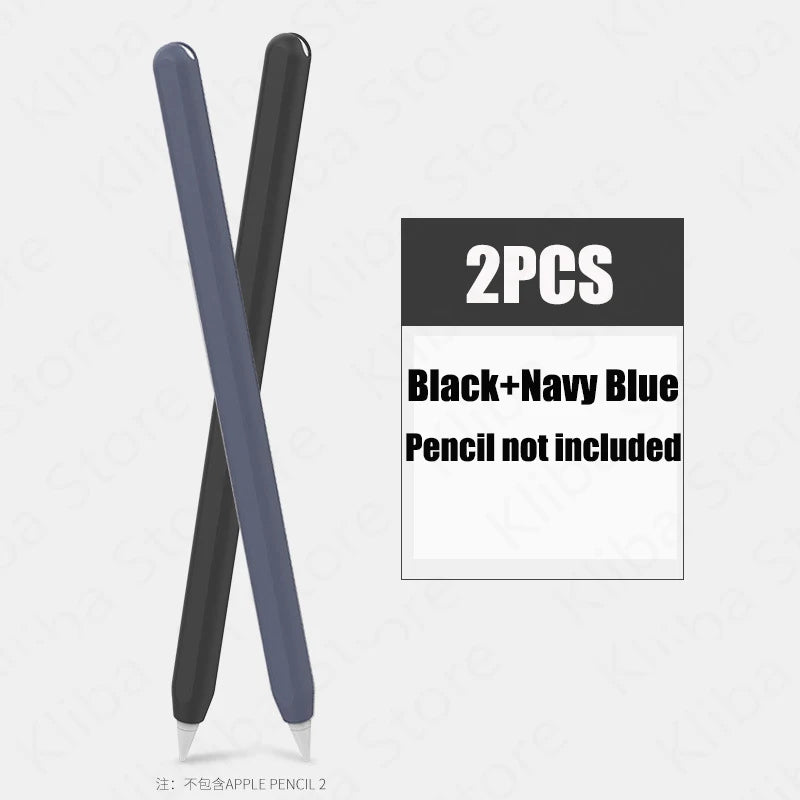 2-Pack Ultra-Thin Silicone Case for Apple Pencil 2nd Gen – Protective Skin