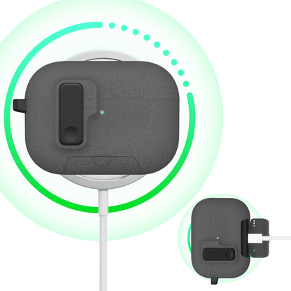 Shockproof Full-Body Earphone Cover for AirPods Pro 3 with Keychain Holder