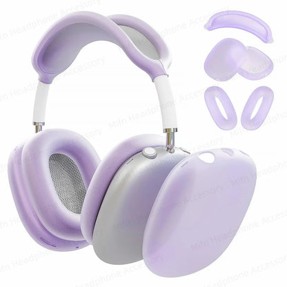 2024 3-in-1 Silicone Case for AirPods Max – Soft Ear Cup Scratch Cover