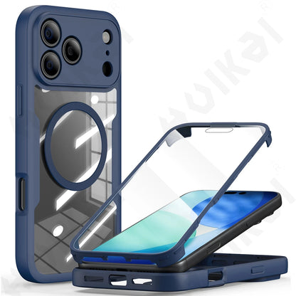 Case For iPhone 14 13 12 11 Pro Max Plus 360° Full Shockproof Silicone Cover