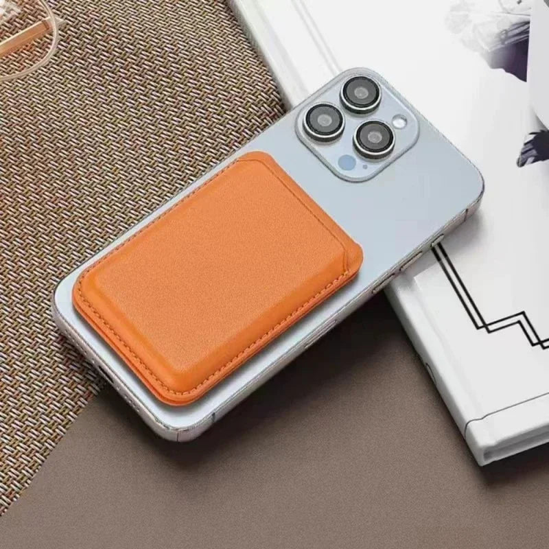 Strong Magnetic Leather Wallet MagSafe Case for iPhone 16 15 14 13 12 11 Pro