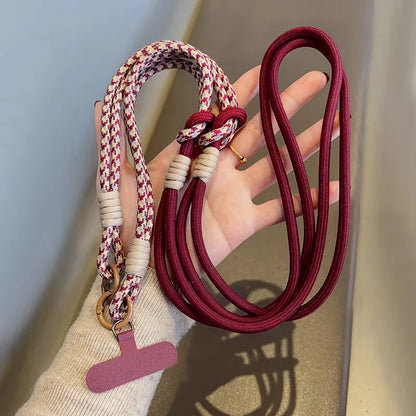 3 in 1 Crossbody Mobile Phone Hanging Rope – Neck, Wrist & Cup Strap
