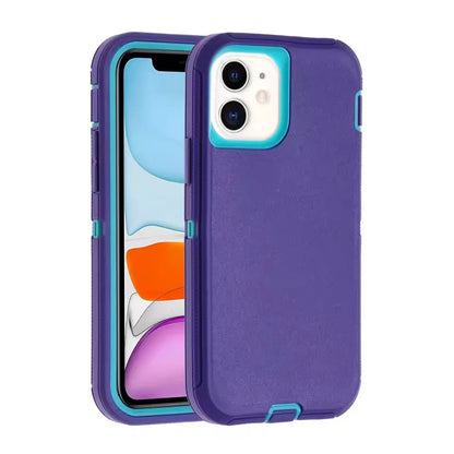 3-in-1 Armor Shockproof Case for iPhone 14/Plus/Pro Max/Mini