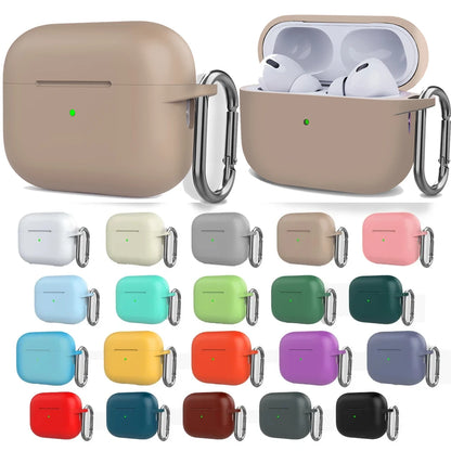 Silicone Protective Case for AirPods Pro 2 – 2nd Gen Cover with Hook