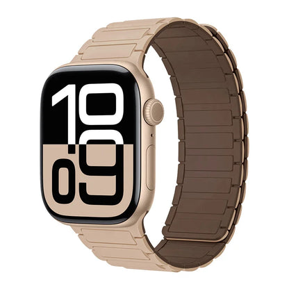 Magnetic Silicone Band for Apple Watch Ultra 3 2 Series 11 10 9 8 7 6 SE