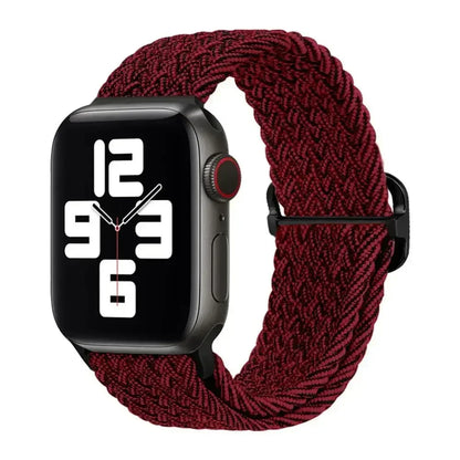 Braided Solo Loop for Apple Watch Ultra & Series 10–7 SE Elastic Band