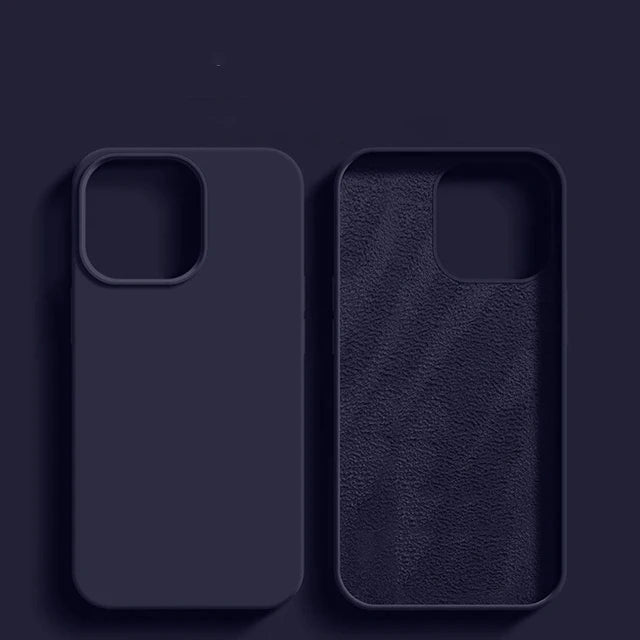 Liquid Silicone Shockproof Case for iPhone 11 12 13 Pro Max Plus