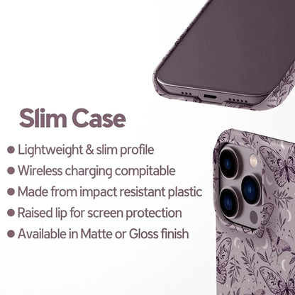 Luxury Butterfly Pattern Case for iPhone 17–7 Pro Max Double-Layer Cover