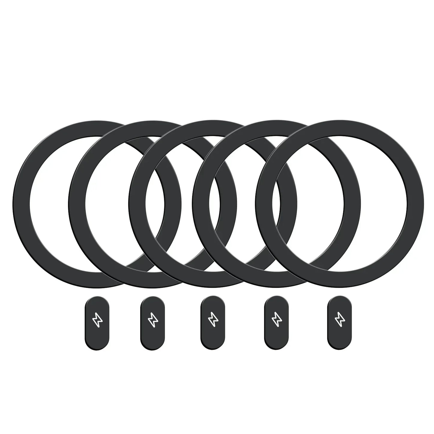 1–5pcs Metal Plate Ring for MagSafe Charger & Car Mount – iPhone 13–15