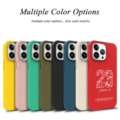 Wheat Degrade Silicone Case for iPhone 11–13 Pro Mini – Sports Number 23 Design