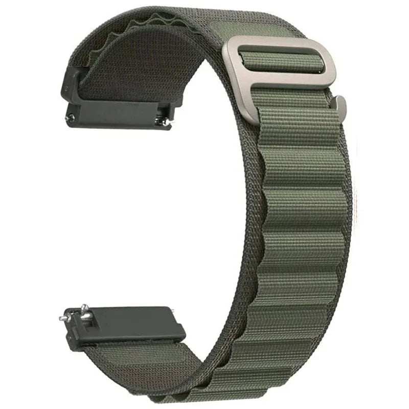 Nylon Loop Strap 20mm/22mm para Galaxy Watch 7 6 5 4 y Amazfit GTS