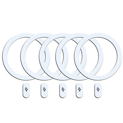 1–5pcs Metal Plate Ring for MagSafe Charger & Car Mount – iPhone 13–15